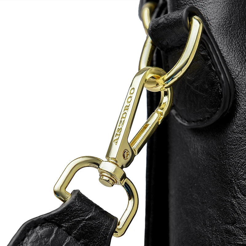 Women’s Soft Leather Top-Handle Tote Bag – Large Capacity Shoulder & Crossbody Handbag