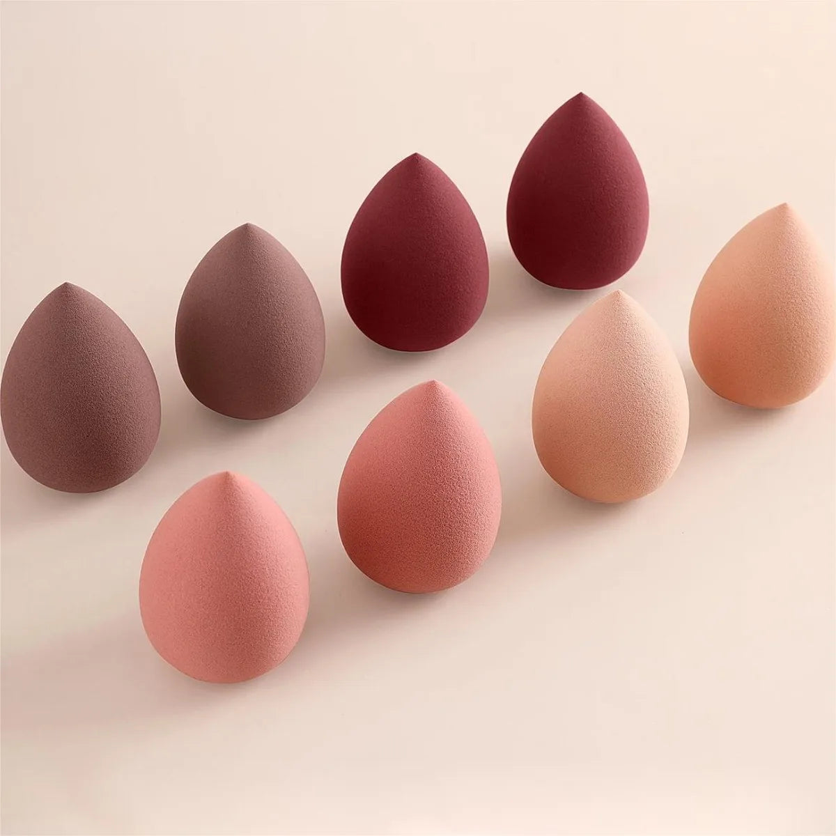 8-Piece Luxury Beauty Sponge Set – Flawless Makeup Application for Smooth, Even Skin