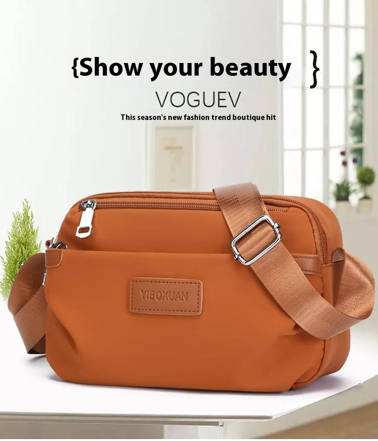 Women’s Casual Nylon Crossbody Bag – Lightweight, Everyday Shoulder Satchel