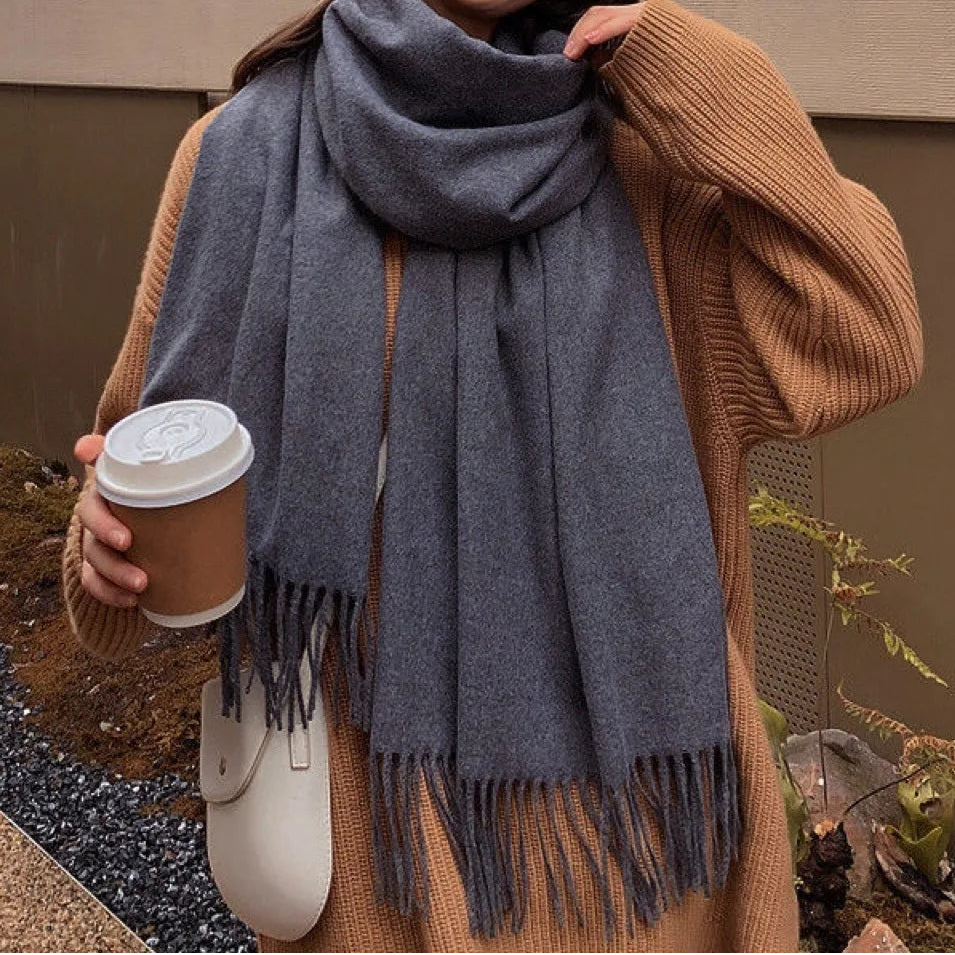 Women’s Soft Imitation Cashmere Winter Scarf – Warm & Stylish Shawl Wrap