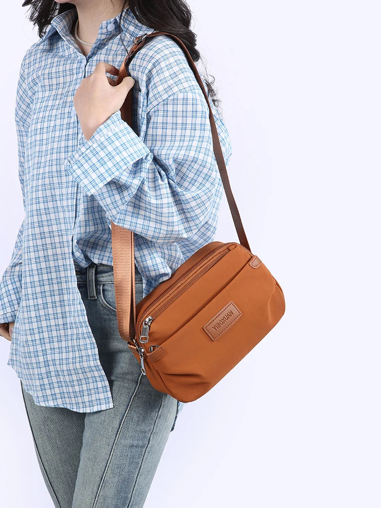 Women’s Casual Nylon Crossbody Bag – Lightweight, Everyday Shoulder Satchel