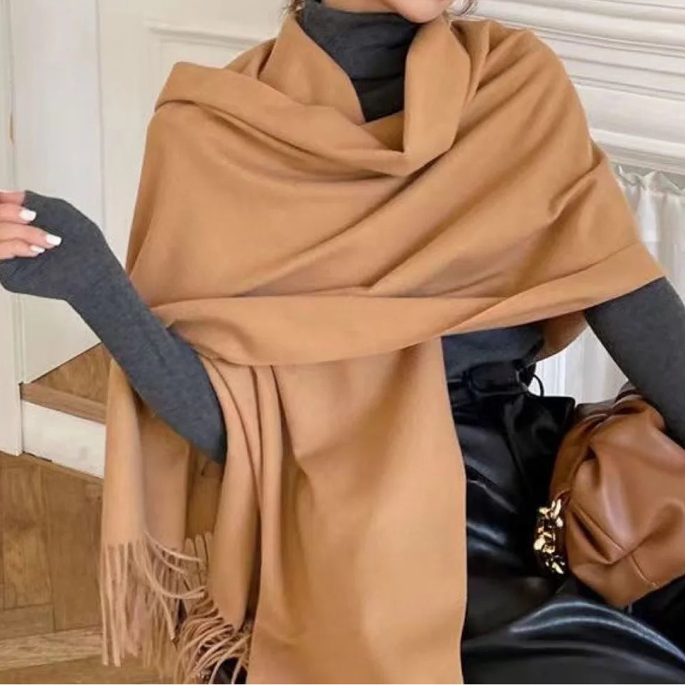 Women’s Soft Imitation Cashmere Winter Scarf – Warm & Stylish Shawl Wrap