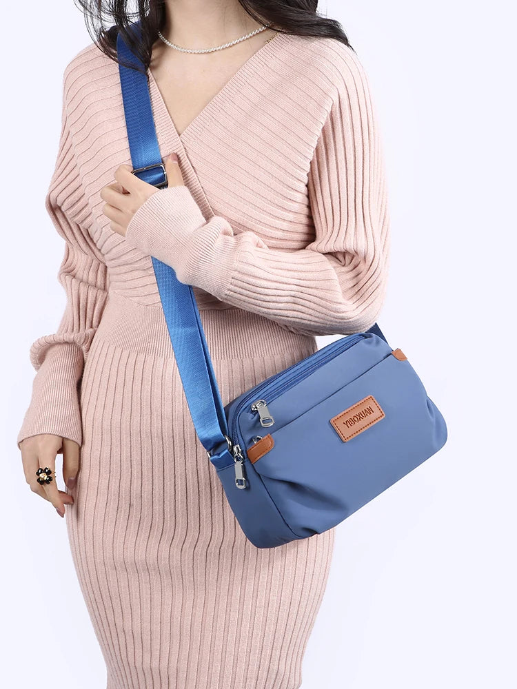Women’s Casual Nylon Crossbody Bag – Lightweight, Everyday Shoulder Satchel
