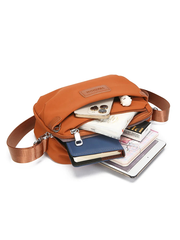 Women’s Casual Nylon Crossbody Bag – Lightweight, Everyday Shoulder Satchel