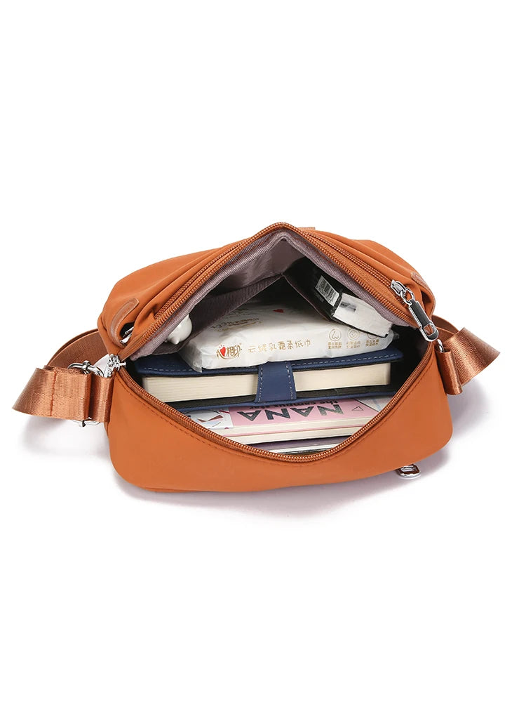 Women’s Casual Nylon Crossbody Bag – Lightweight, Everyday Shoulder Satchel