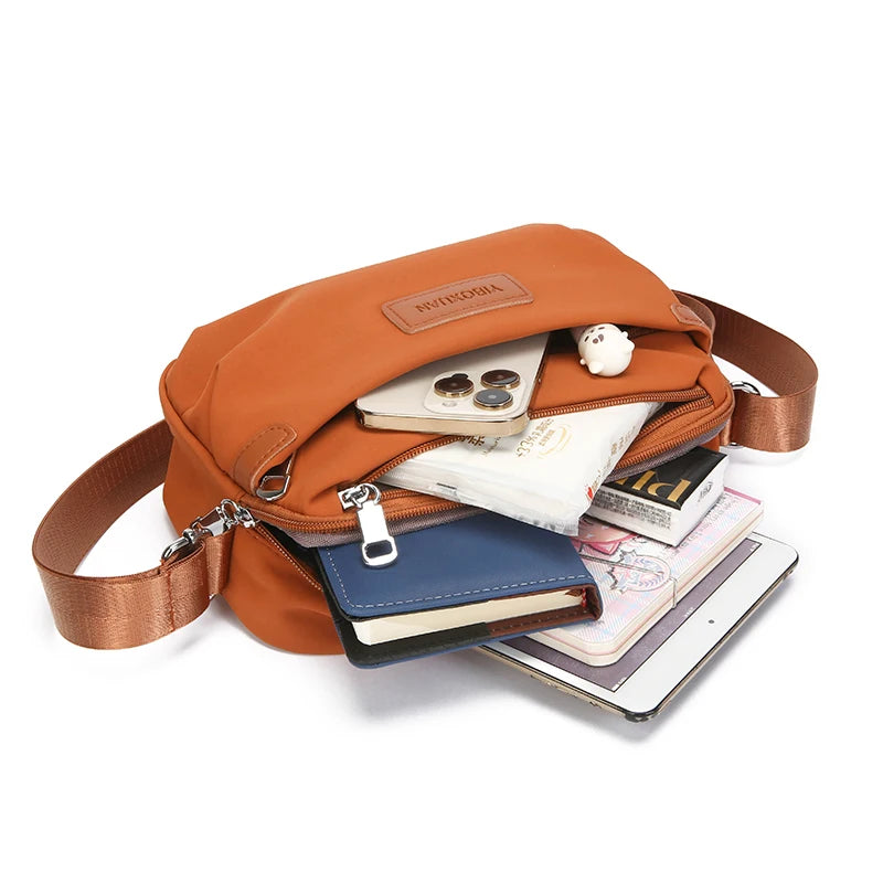 Women’s Casual Nylon Crossbody Bag – Lightweight, Everyday Shoulder Satchel