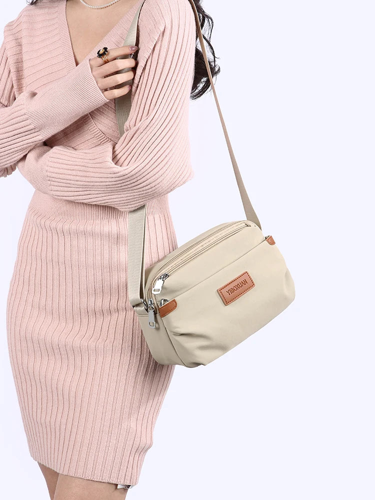 Women’s Casual Nylon Crossbody Bag – Lightweight, Everyday Shoulder Satchel