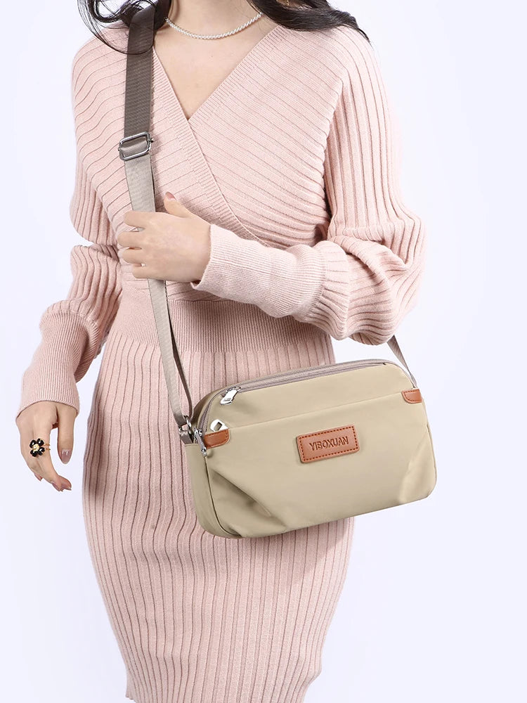 Women’s Casual Nylon Crossbody Bag – Lightweight, Everyday Shoulder Satchel