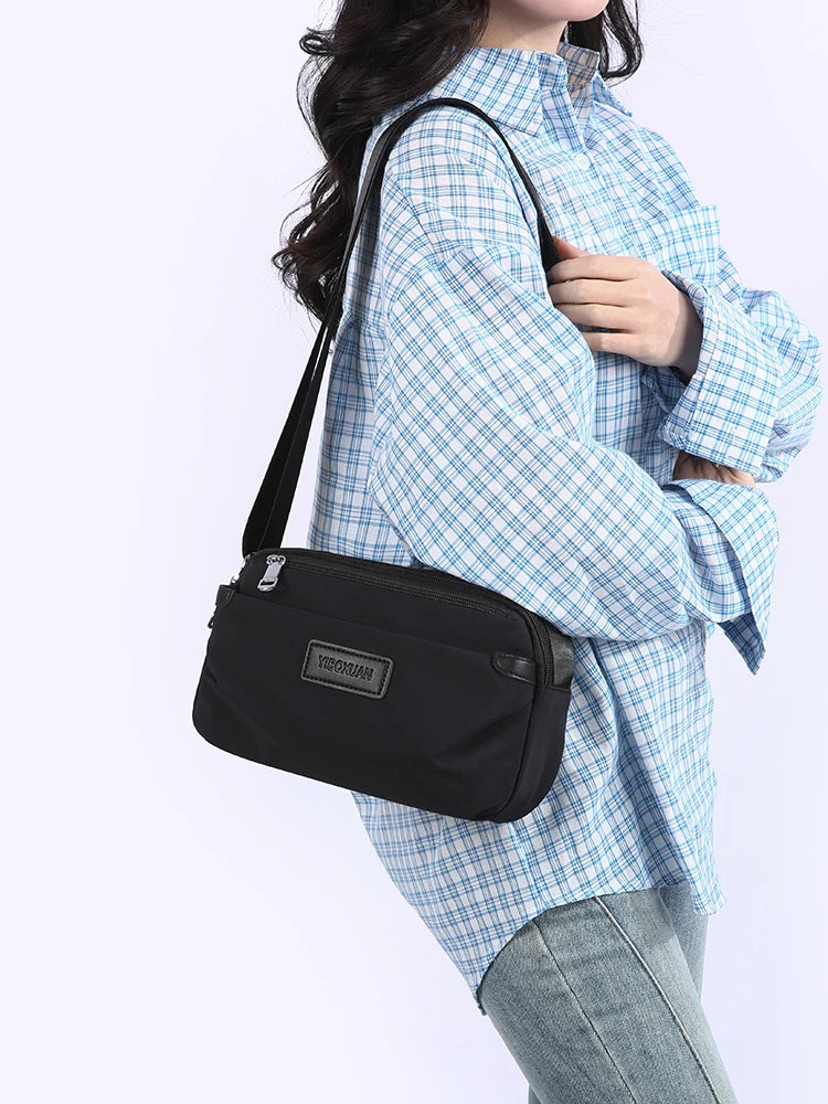 Women’s Casual Nylon Crossbody Bag – Lightweight, Everyday Shoulder Satchel