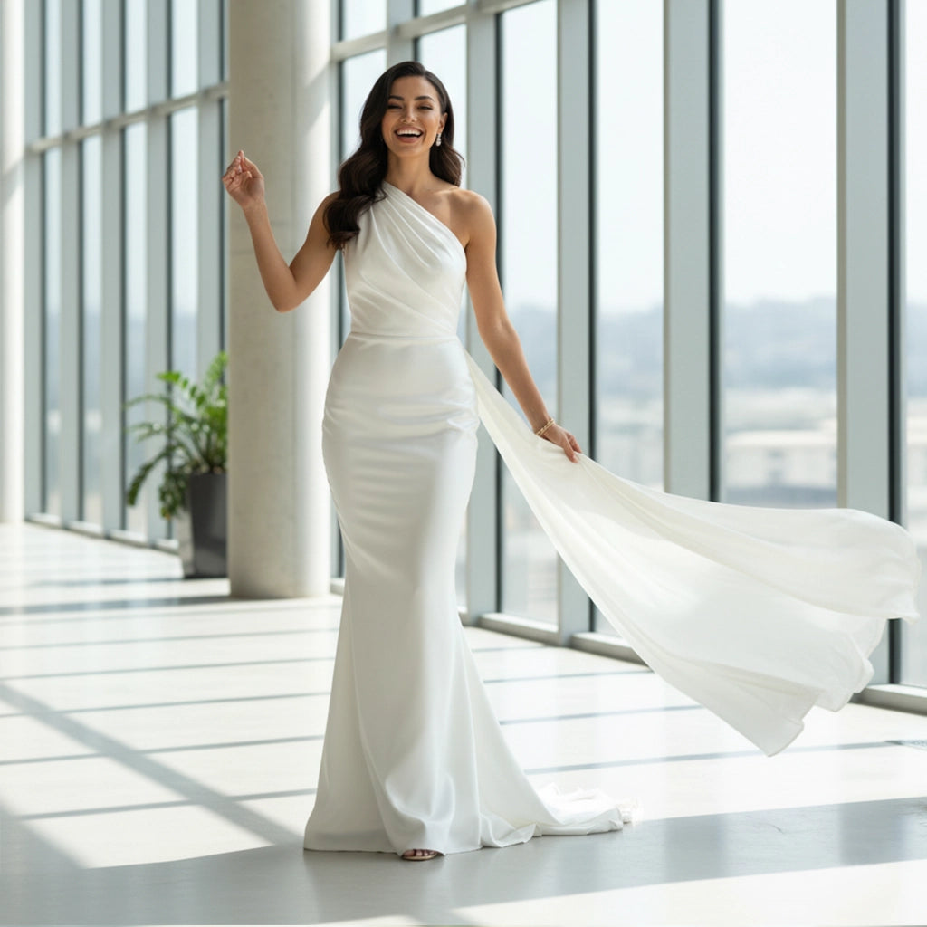 Women’s Satin Halter Backless Maxi Dress